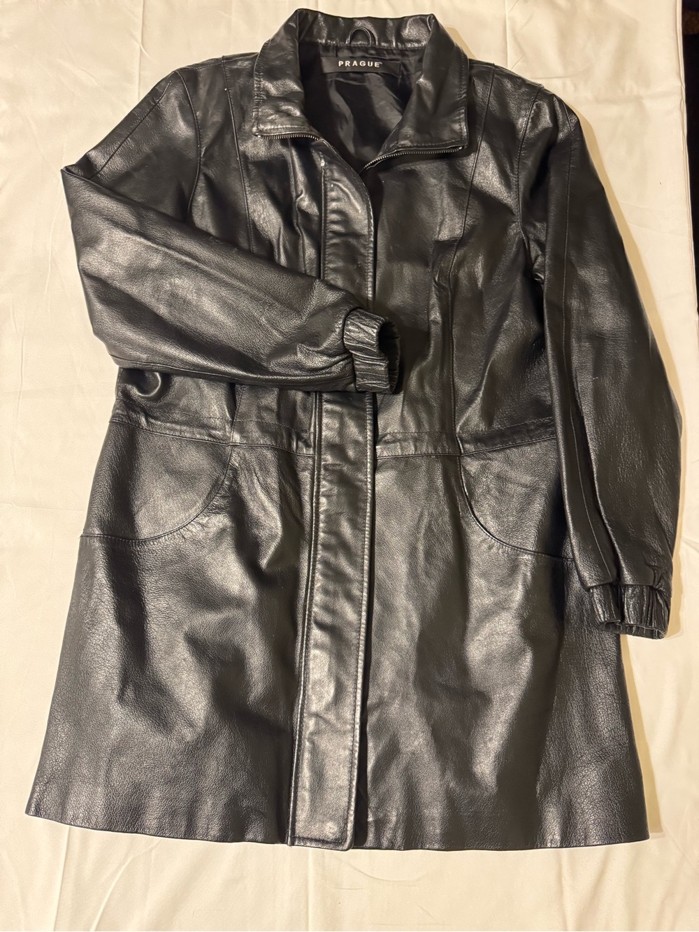 Women's Prague 100% Leather Long Jacket